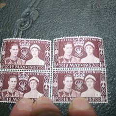 Tangier 1937  Koronacyjny 4 Stamps