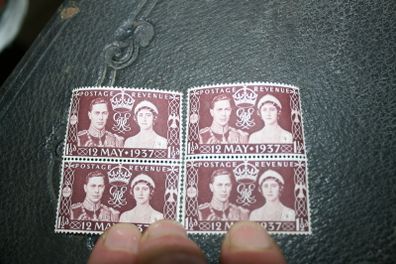 Tangier 1937  Koronacyjny 4 Stamps