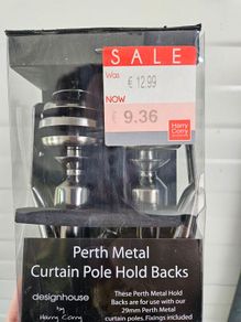 Metal Curtain Hold Backs