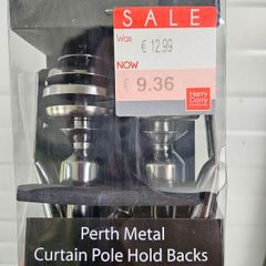 Metal Curtain Hold Backs