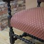 Neo-Renaissance Solid Oak Barley-Twist Settee (c. 1890-1910) Image 7