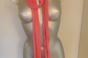 Pink scarf with lovely details Postage included