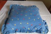 Blue Square Cushion for Sale
