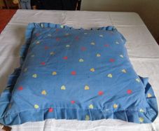 Blue Square Cushion for Sale