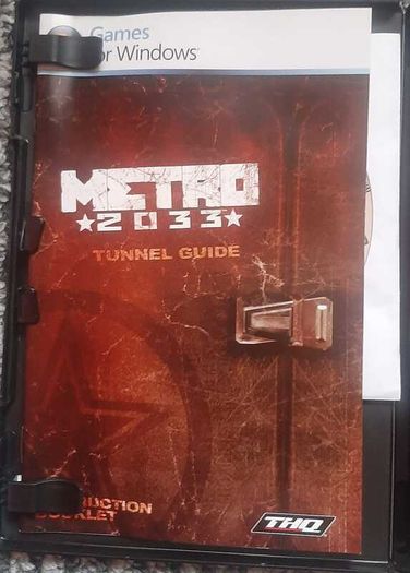 Metro 2033 PC DVD  Complete in Box Collector's Item and Display Only
