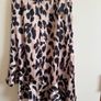 Satin Leopard Print Skirt, size S Image 4