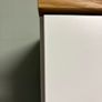 White cabinet with glass doors Image 5