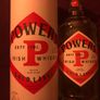 Powers whiskey gold label empty bottle and box Image 2