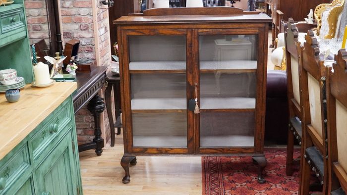 Oak Display Cabinet