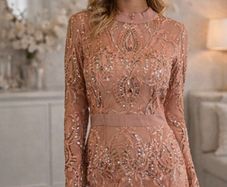 Elegant Sequin Mini Dress, Size M/L