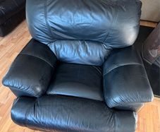 Leather reclining chair