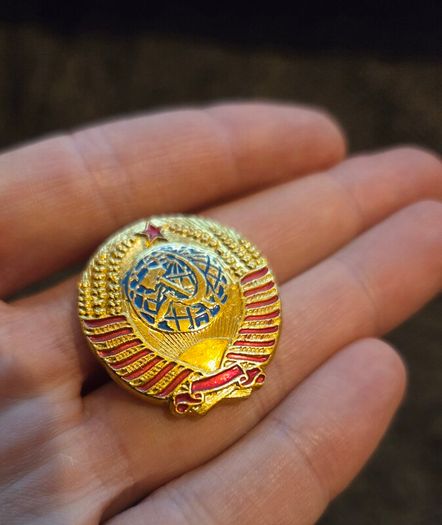 Vintage Soviet USSR Russian Military Hat Pin