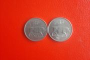 2 Irish 5p   1985 and 1986