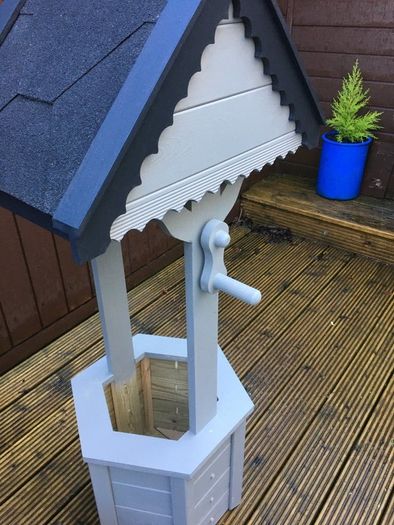 Planters Wishing Well. can deliver