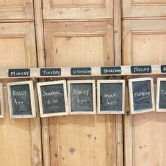 Blackboard Wall Calender organiser
