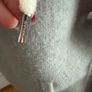 Woman Reiss oversize wool hoodie Image 6
