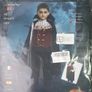 Black Vampire Dracula Cape with Stand-Up Collar - Halloween Costume  for Kids Image 4