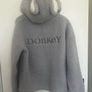 Primark Shrek Donkey Grey Fleece Hoodie (Size XS UK 6/8) Image 5