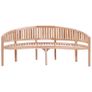 Banana Bench 200 cm Solid Teak Wood Image 2