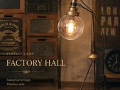 Vintage Industrial Tripod Table Lamp Factory Style