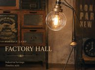 main image for ad Vintage Industrial Tripod Table Lamp Factory Style