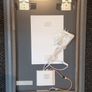 LED Bathroom Mirror Fog Free 50x70cm Dual LED Light Image 7
