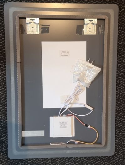 LED Bathroom Mirror Fog Free 50x70cm Dual LED Light