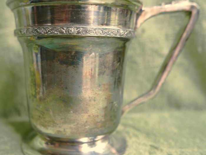 Vintage "A B & S" -Atkin Brothers & Sons, Silver-Plated Mug 1853s
