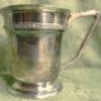 Vintage "A B & S" -Atkin Brothers & Sons, Silver-Plated Mug 1853s Image 2