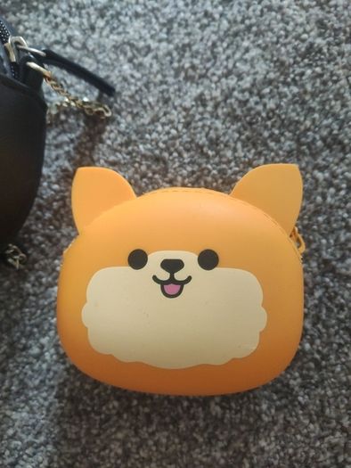 Emoji Bag & Silicone Dog Purse Bundle