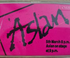 Aslan - Bootleg Live Tape - Olympic Ballroom, 8th March 1988