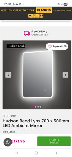 led mirror