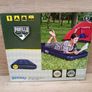 Bestway Pavillo Airbed Quick Inflation Outdoor Camping Air Mattress with Built-In Foot Pump, Blue, Single Image 3