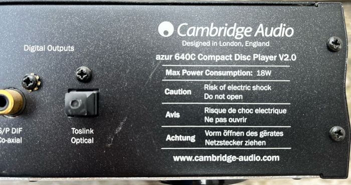 cambridge audio CD player azur 640c