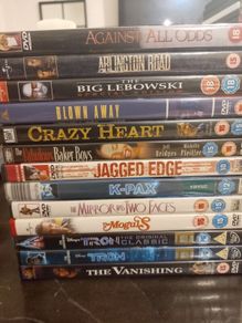 Jeff Bridges Dvd Collection Bundle Tron K-Pax Big Lebowski Arlington Road Etc