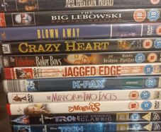 Jeff Bridges Dvd Collection Bundle Tron K-Pax Big Lebowski Arlington Road Etc