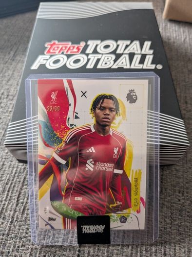 Rio Ngumoha Liverpool FC Topps Total Football/99 card