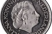 1G 1 Gulden - Juliana, Netherlands 1972