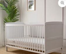 Baby Elegance Walt cot bed white