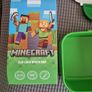 Brand New Minecraft Clip Lock Bento Box - 2 Tier with Cutlery Image 3
