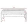 Lexi Modern Glam Upholstered Bench Image 9