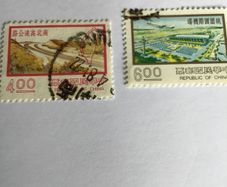 2 China stamps