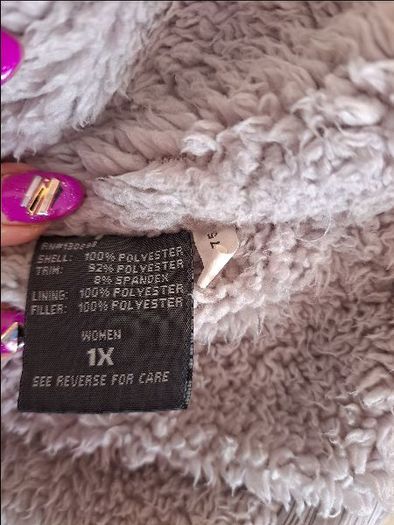 New Balance white grey womens winter jacket size UK18 EU46 Postage included