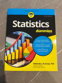 Statistics for Dummies Book
