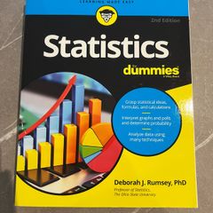 Statistics for Dummies Book