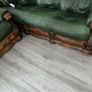 3seater + 2 seater genuine calfskin leather solid French wood Image 5