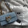 Authentic Pinko Love Bag - Light Blue Monogram Image 2