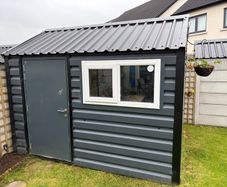 steel garden shed