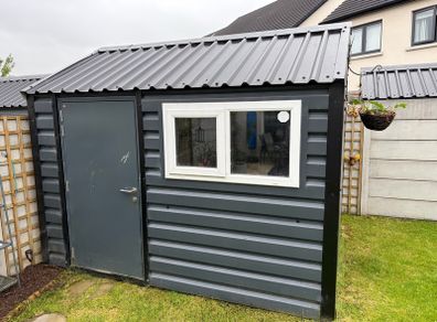 steel garden shed