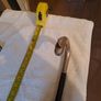 sterling silver shepherds crook walking stick Image 3